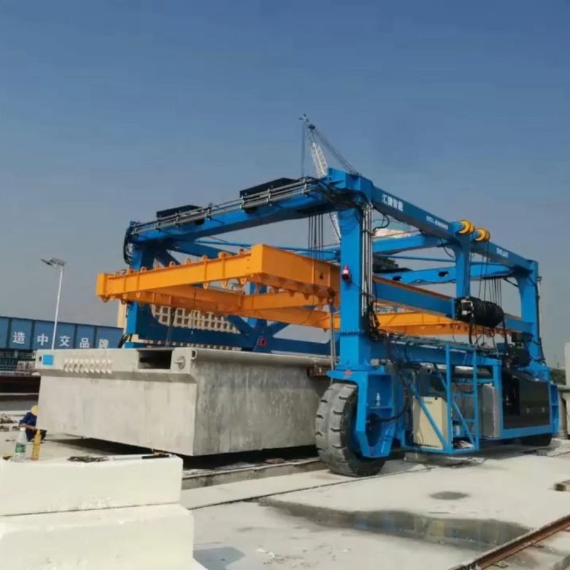 Produits mobiles de Crane For Precast Concrete Construction de portique de cargaison bleue