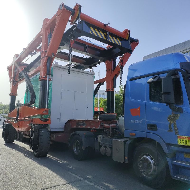60 camions 7km/h de Ton Straddle Lift Crane Carrier pour les charges surdimensionnées de levage