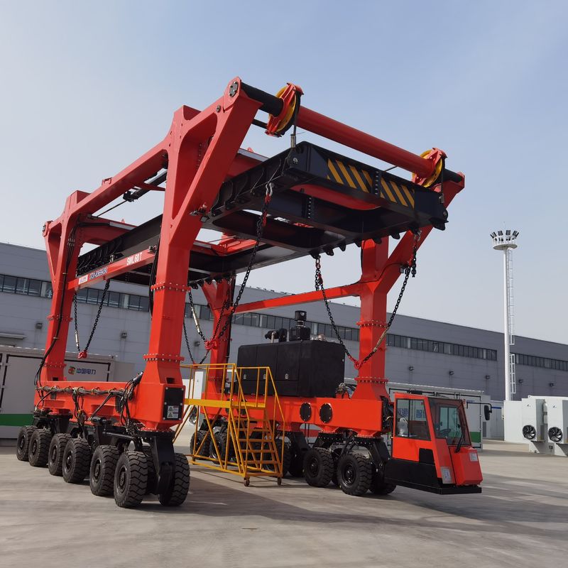 60 camions 7km/h de Ton Straddle Lift Crane Carrier pour les charges surdimensionnées de levage